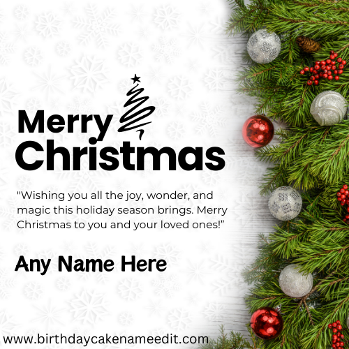 Creat special personalized Merry Christmas Greeting Cards 2023