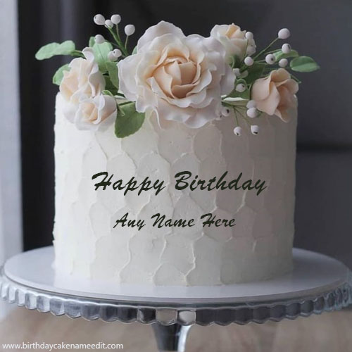 Create Happy Birthday Cake with Name Image for free