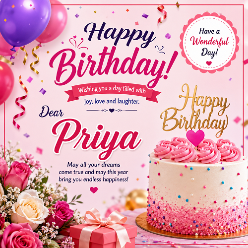 Create Personalized Birthday Greeting Card With Name Online Free