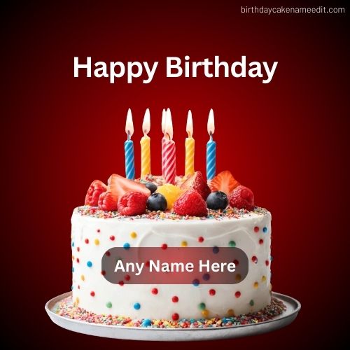 Custom Birthday Cake With Name Editor 2026 Free Online