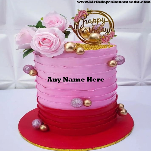 Download Happy Birthday Cake Image with Name edition