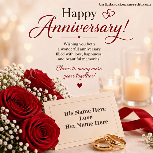 Free Anniversary Card Maker Online Customize Couple Cards Instantly