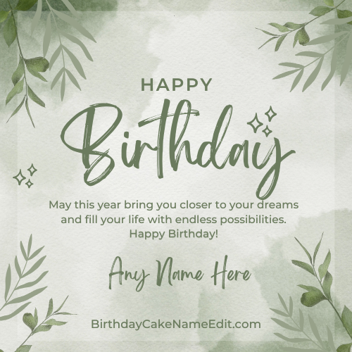 Free Birthday Card Maker with Name Easy Customization Online
