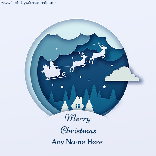 Free Create Merry Christmas Greeting Card