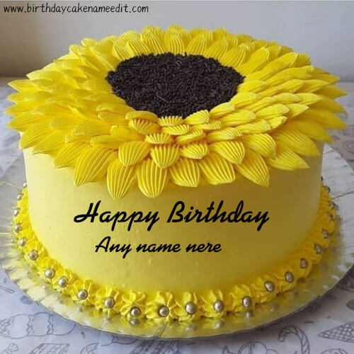 Happy Birthday Cake with Name Edit Art