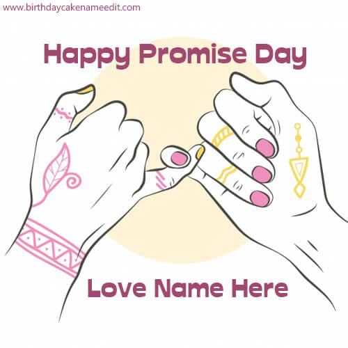 Happy Promise Day Wishes with Name