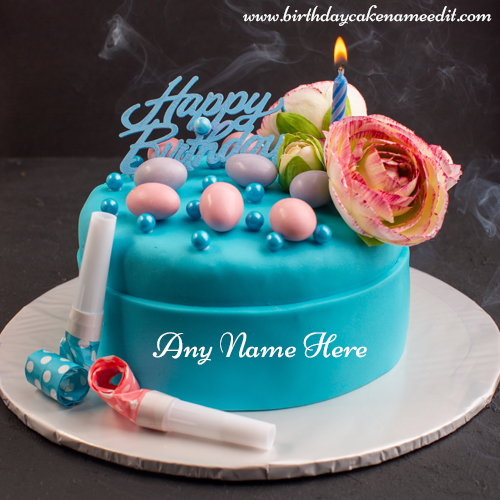 Latest Happy birthday wishes cake with name edit