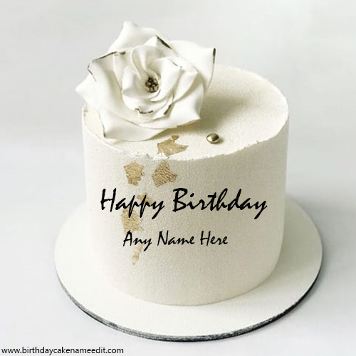 Name editor happy birthday cake with name edit