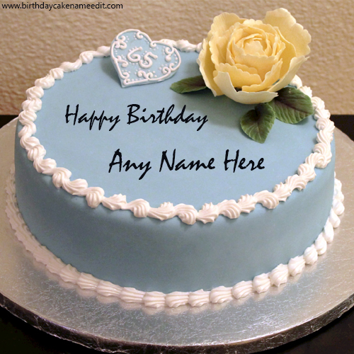 Online Generate 65th Birthday Cake with Name edit