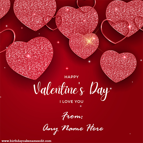 Personalize Your Valentines Day Wish Card with a Name Edit