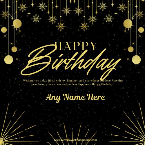 Personalized Birthday Cards with Name Free Online Editor