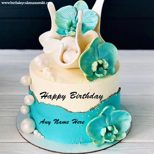 Personalized Happy Birthday Cake Image with Name for free