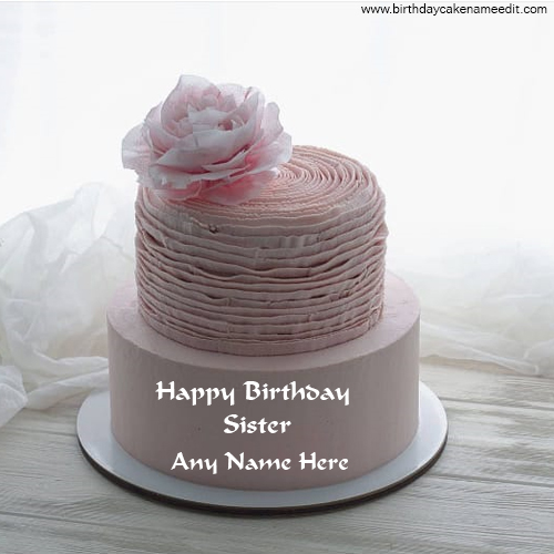 Special Birthday wishes Cake with Name edit online