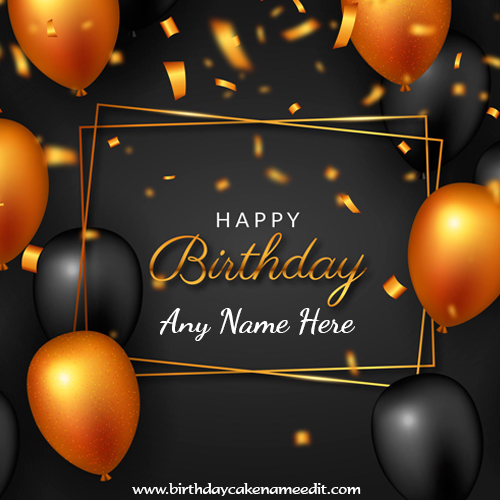 Special happy birthday card With Name Pic