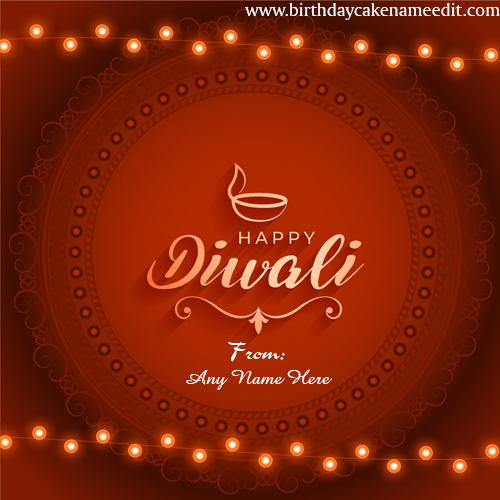 Trending Happy Diwali Wishes Card with Name Editor