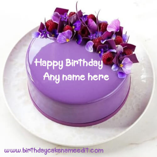 happy birthday cake with name edit free download