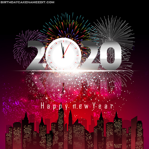 Luxury 99 Happy New Year Greeting Card With Name