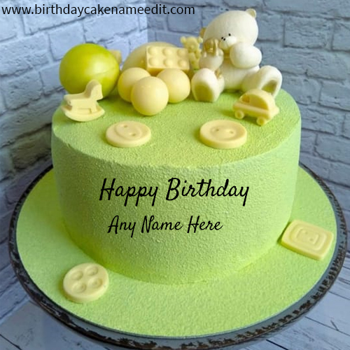 kids birthday cake with name pic free edit