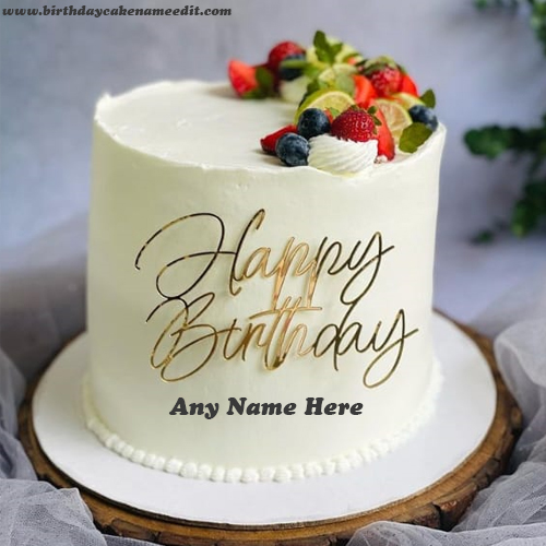 online customizable birthday Cake with name edit
